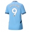 Manchester City Erling Haaland #9 Thuis tenue Dames 2024-25 Korte Mouwen