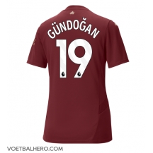 Manchester City Ilkay Gundogan #19 Derde tenue Dames 2024-25 Korte Mouwen