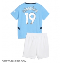 Manchester City Ilkay Gundogan #19 Thuis tenue Kids 2024-25 Korte Mouwen (+ broek)