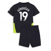 Manchester City Ilkay Gundogan #19 Uit tenue Kids 2024-25 Korte Mouwen (+ broek)