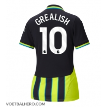 Manchester City Jack Grealish #10 Uit tenue Dames 2024-25 Korte Mouwen