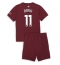 Manchester City Jeremy Doku #11 Derde tenue Kids 2024-25 Korte Mouwen (+ broek)