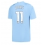 Manchester City Jeremy Doku #11 Thuis tenue 2023-24 Korte Mouwen