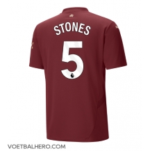 Manchester City John Stones #5 Derde tenue 2024-25 Korte Mouwen