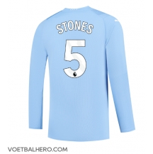 Manchester City John Stones #5 Thuis tenue 2023-24 Lange Mouwen