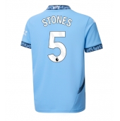 Manchester City John Stones #5 Thuis tenue 2024-25 Korte Mouwen