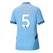 Manchester City John Stones #5 Thuis tenue Dames 2024-25 Korte Mouwen