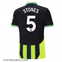 Manchester City John Stones #5 Uit tenue 2024-25 Korte Mouwen