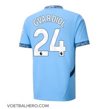 Manchester City Josko Gvardiol #24 Thuis tenue 2024-25 Korte Mouwen