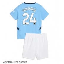 Manchester City Josko Gvardiol #24 Thuis tenue Kids 2024-25 Korte Mouwen (+ broek)