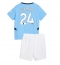 Manchester City Josko Gvardiol #24 Thuis tenue Kids 2024-25 Korte Mouwen (+ broek)