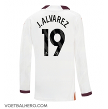 Manchester City Julian Alvarez #19 Uit tenue 2023-24 Lange Mouwen