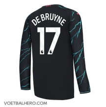 Manchester City Kevin De Bruyne #17 Derde tenue 2023-24 Lange Mouwen