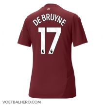 Manchester City Kevin De Bruyne #17 Derde tenue Dames 2024-25 Korte Mouwen