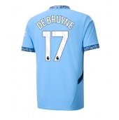 Manchester City Kevin De Bruyne #17 Thuis tenue 2024-25 Korte Mouwen