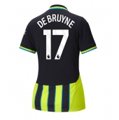 Manchester City Kevin De Bruyne #17 Uit tenue Dames 2024-25 Korte Mouwen