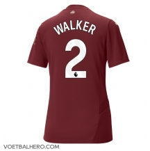 Manchester City Kyle Walker #2 Derde tenue Dames 2024-25 Korte Mouwen