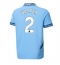 Manchester City Kyle Walker #2 Thuis tenue 2024-25 Korte Mouwen