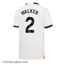 Manchester City Kyle Walker #2 Uit tenue 2023-24 Korte Mouwen