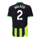 Manchester City Kyle Walker #2 Uit tenue 2024-25 Korte Mouwen