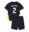 Manchester City Kyle Walker #2 Uit tenue Kids 2024-25 Korte Mouwen (+ broek)