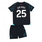 Manchester City Manuel Akanji #25 Derde tenue Kids 2023-24 Korte Mouwen (+ broek)