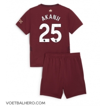 Manchester City Manuel Akanji #25 Derde tenue Kids 2024-25 Korte Mouwen (+ broek)