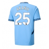 Manchester City Manuel Akanji #25 Thuis tenue 2024-25 Korte Mouwen