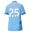 Manchester City Manuel Akanji #25 Thuis tenue Dames 2024-25 Korte Mouwen