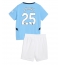 Manchester City Manuel Akanji #25 Thuis tenue Kids 2024-25 Korte Mouwen (+ broek)