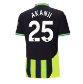 Manchester City Manuel Akanji #25 Uit tenue 2024-25 Korte Mouwen