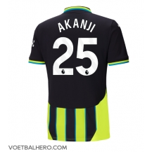 Manchester City Manuel Akanji #25 Uit tenue 2024-25 Korte Mouwen