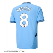 Manchester City Mateo Kovacic #8 Thuis tenue 2024-25 Korte Mouwen