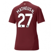 Manchester City Matheus Nunes #27 Derde tenue Dames 2024-25 Korte Mouwen