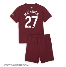 Manchester City Matheus Nunes #27 Derde tenue Kids 2024-25 Korte Mouwen (+ broek)