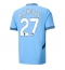 Manchester City Matheus Nunes #27 Thuis tenue 2024-25 Korte Mouwen