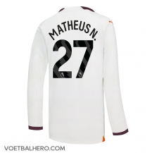 Manchester City Matheus Nunes #27 Uit tenue 2023-24 Lange Mouwen
