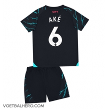 Manchester City Nathan Ake #6 Derde tenue Kids 2023-24 Korte Mouwen (+ broek)