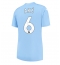 Manchester City Nathan Ake #6 Thuis tenue Dames 2023-24 Korte Mouwen