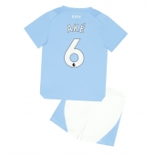 Manchester City Nathan Ake #6 Thuis tenue Kids 2023-24 Korte Mouwen (+ broek)