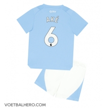 Manchester City Nathan Ake #6 Thuis tenue Kids 2023-24 Korte Mouwen (+ broek)