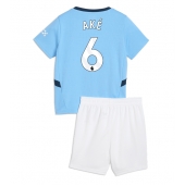 Manchester City Nathan Ake #6 Thuis tenue Kids 2024-25 Korte Mouwen (+ broek)