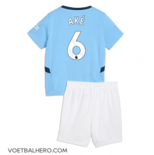 Manchester City Nathan Ake #6 Thuis tenue Kids 2024-25 Korte Mouwen (+ broek)