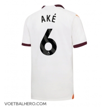 Manchester City Nathan Ake #6 Uit tenue 2023-24 Korte Mouwen