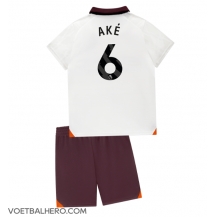 Manchester City Nathan Ake #6 Uit tenue Kids 2023-24 Korte Mouwen (+ broek)