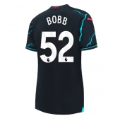 Manchester City Oscar Bobb #52 Derde tenue Dames 2023-24 Korte Mouwen