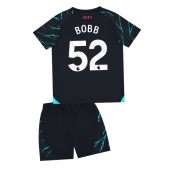 Manchester City Oscar Bobb #52 Derde tenue Kids 2023-24 Korte Mouwen (+ broek)