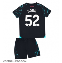 Manchester City Oscar Bobb #52 Derde tenue Kids 2023-24 Korte Mouwen (+ broek)