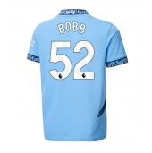 Manchester City Oscar Bobb #52 Thuis tenue 2024-25 Korte Mouwen