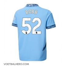 Manchester City Oscar Bobb #52 Thuis tenue 2024-25 Korte Mouwen